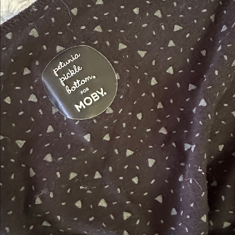 Moby baby wearing sling wrap Petunia Pickle Bottom collaboration edition